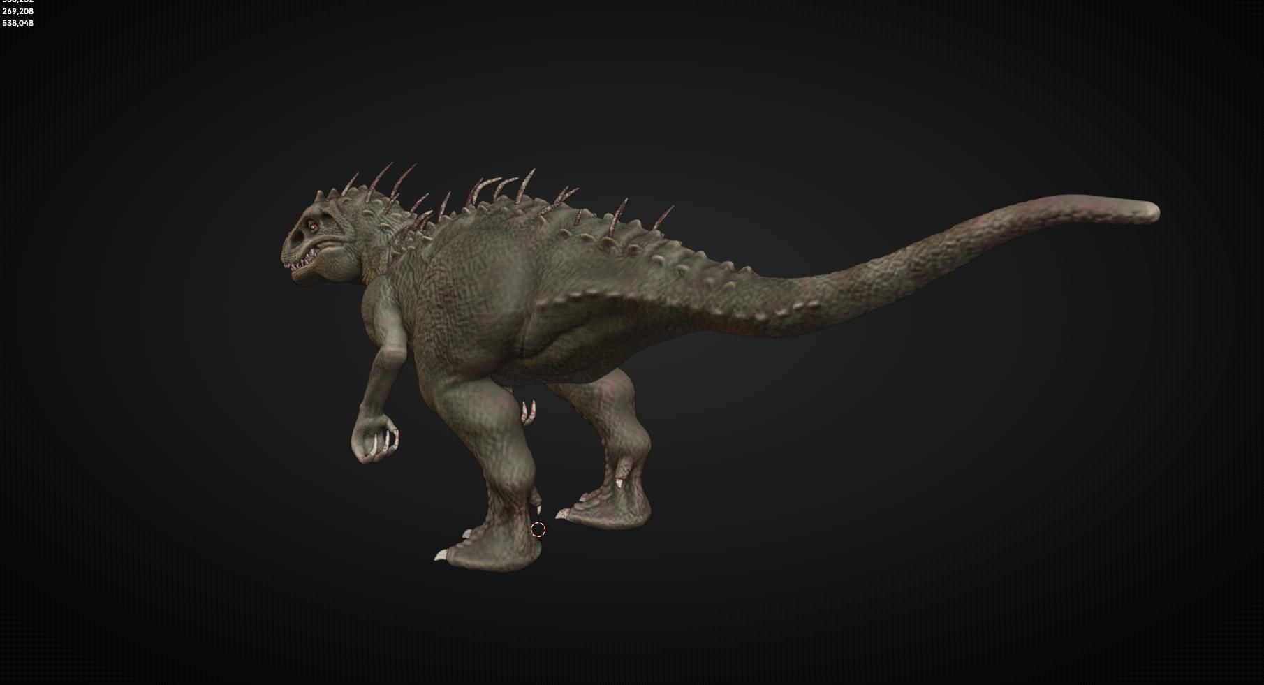 Indominus Rex 3D model_7