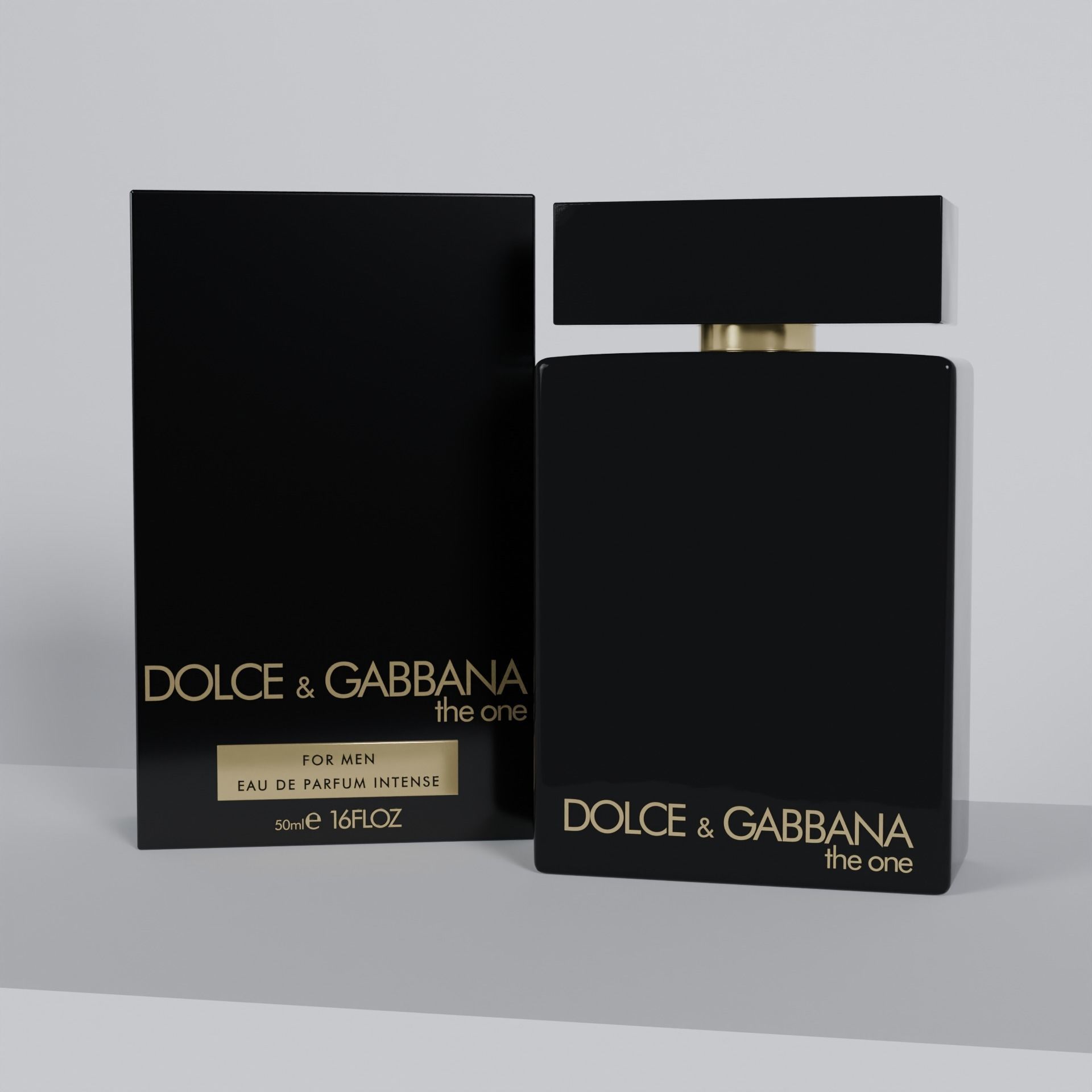 Dolce and Gabbana The One Intense Perfume Cologne 50ml 3D model_1