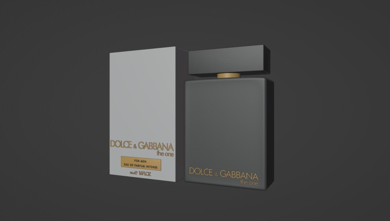 Dolce and Gabbana The One Intense Perfume Cologne 50ml 3D model_5