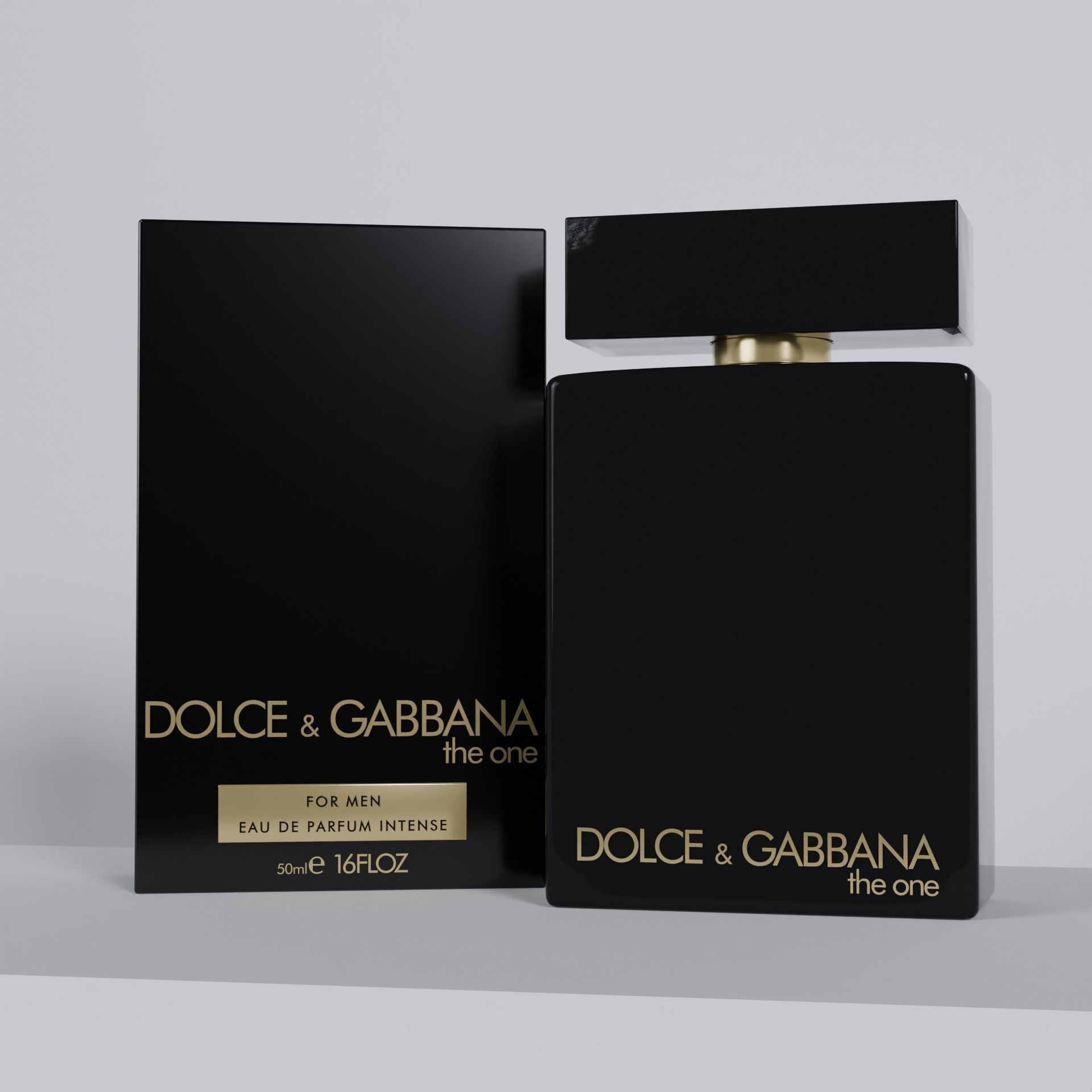 Dolce and Gabbana The One Intense Perfume Cologne 50ml 3D model_2