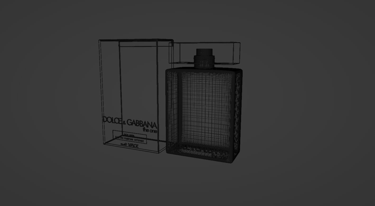 Dolce and Gabbana The One Intense Perfume Cologne 50ml 3D model_8