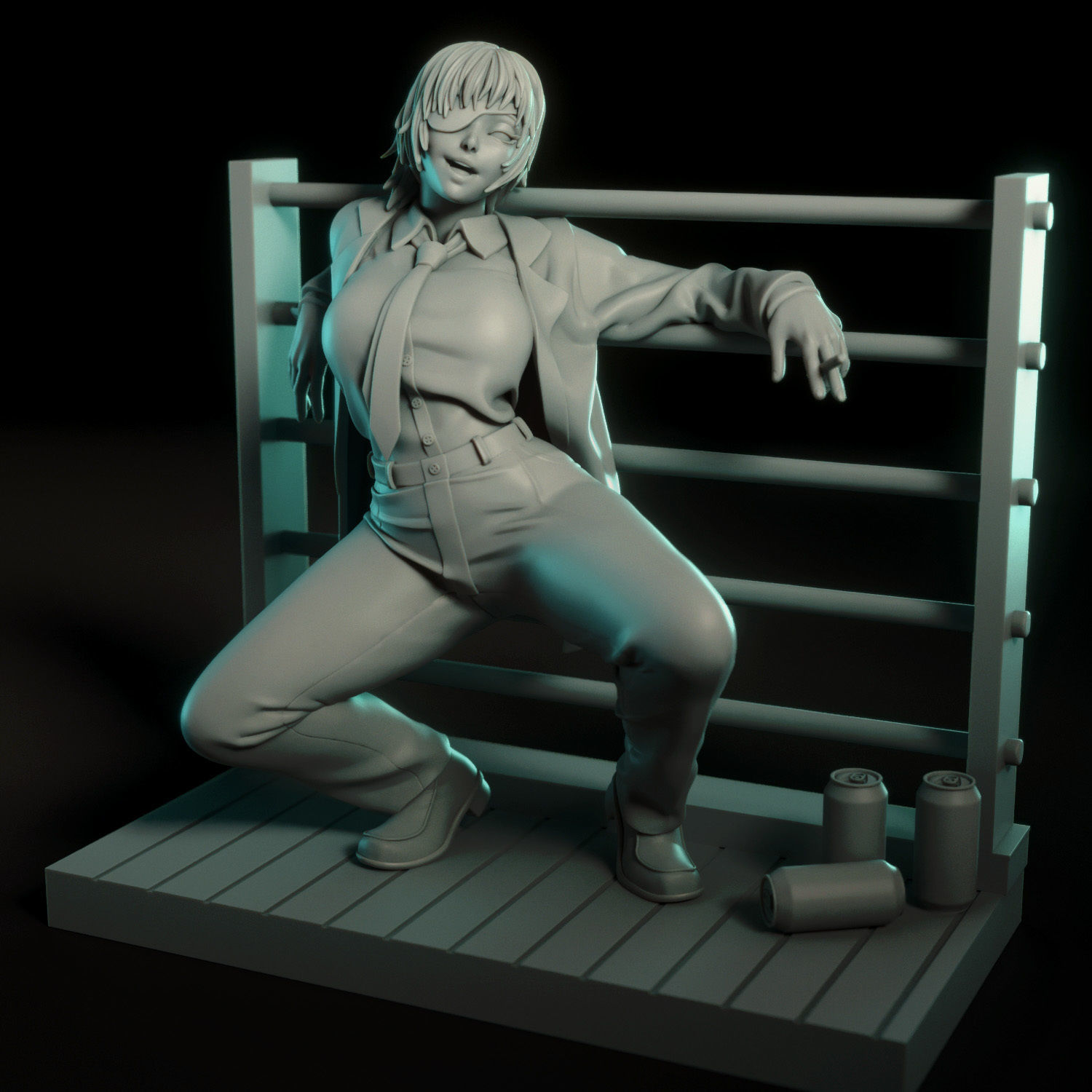 Himeno from Chainsaw Man 3D print model_5