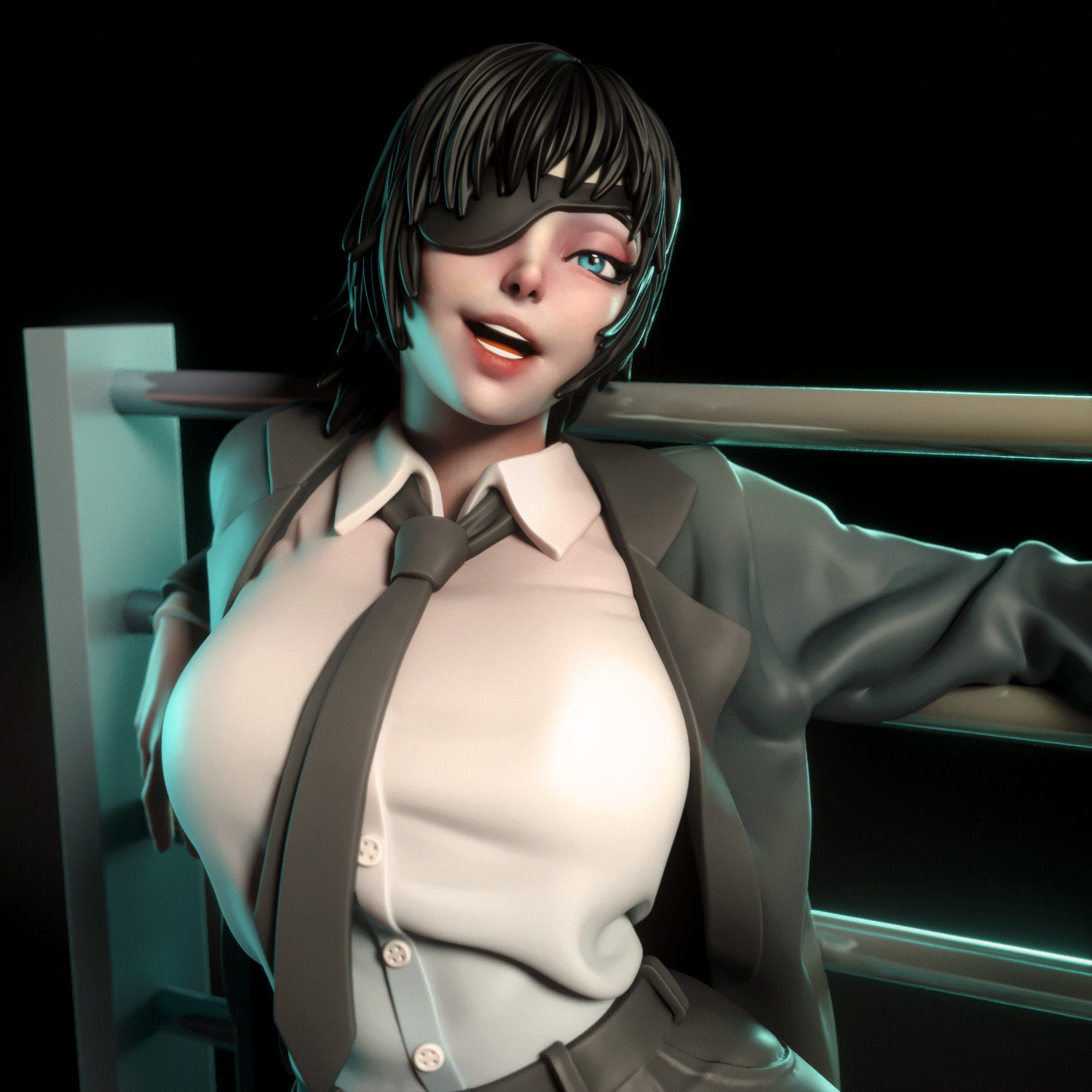 Himeno from Chainsaw Man 3D print model_4