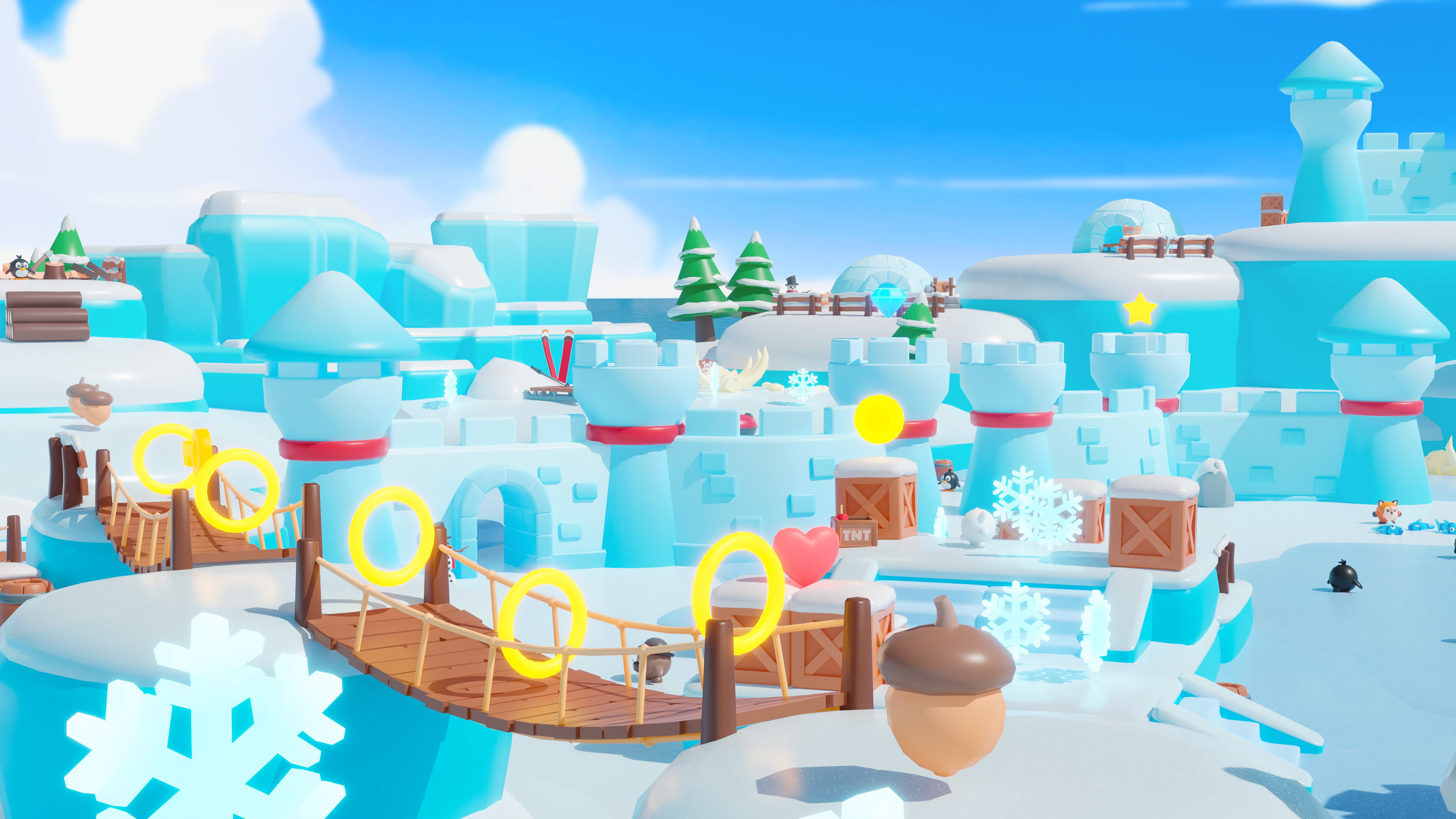 Winter Low-poly 3D model_10