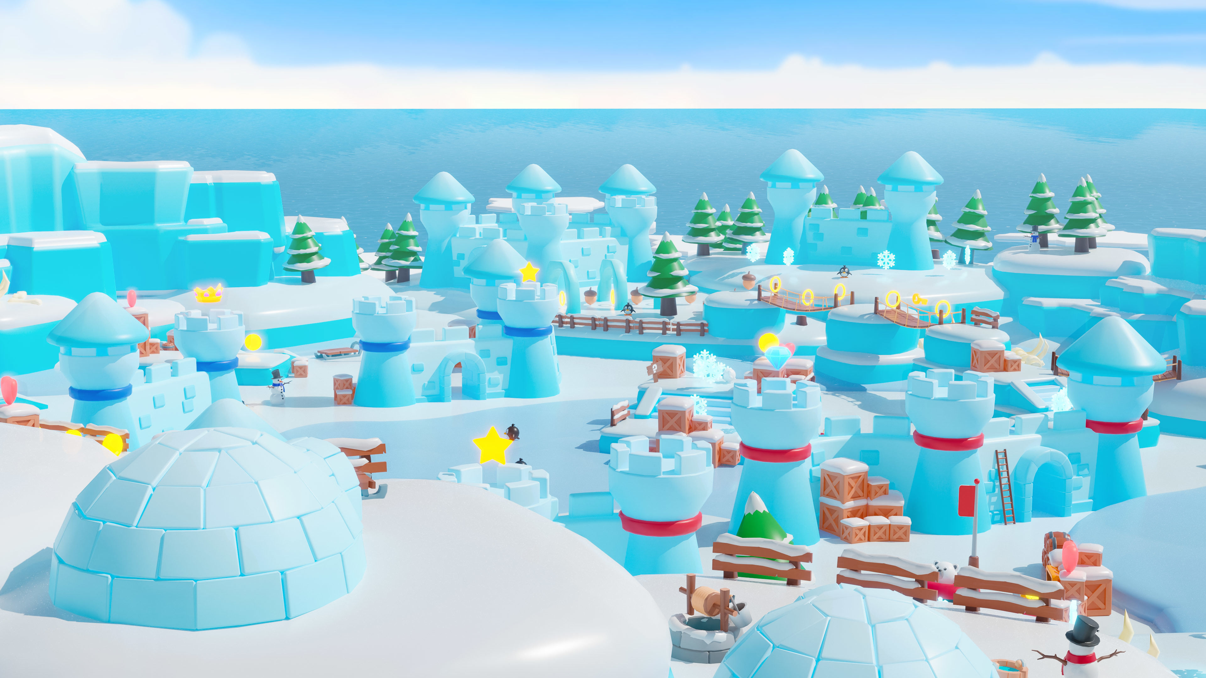 Winter Low-poly 3D model_11