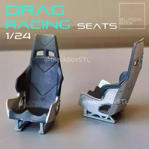Drag Racing Seat FOR DIECAST AND MODELKITS 1-24th 3D print model