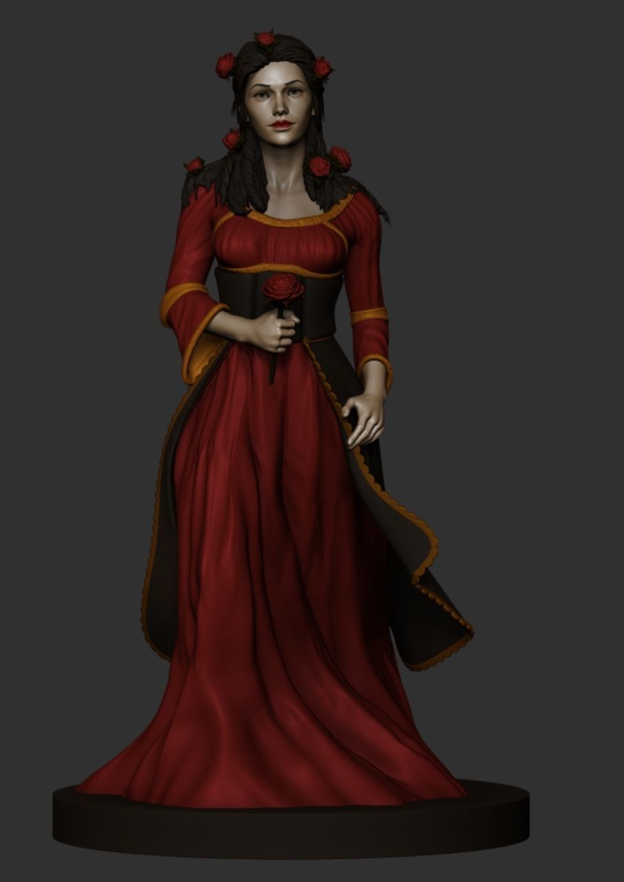 Pomba Gira 3D print model_1