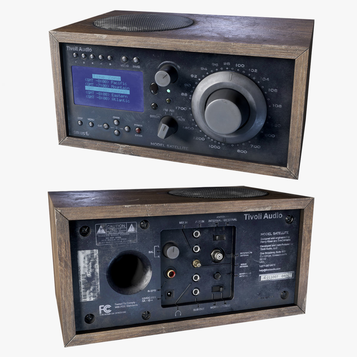 Tivoli Audio Sattelite Low-poly 3D model_5