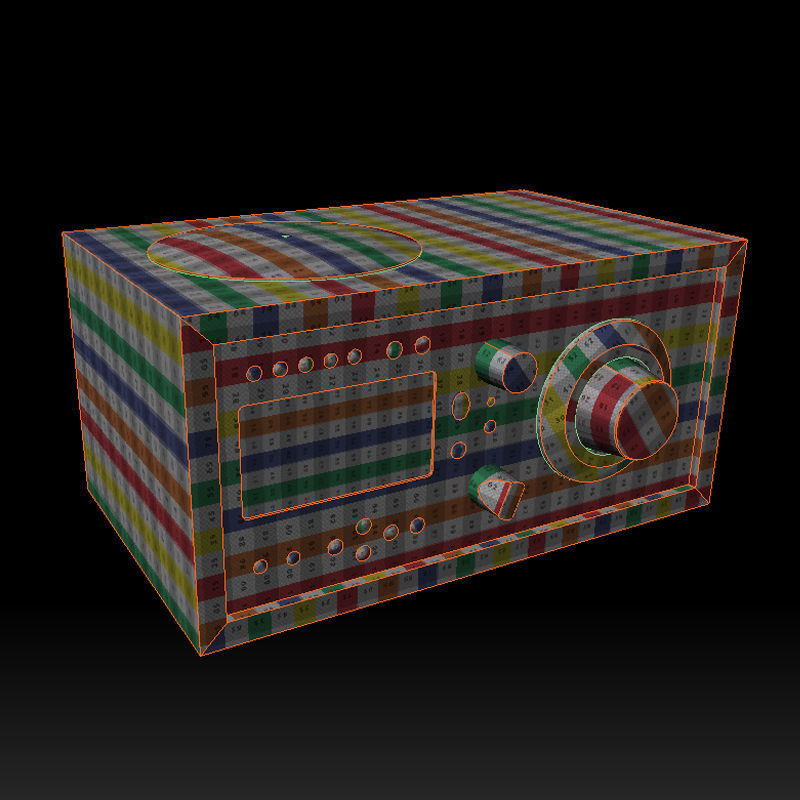 Tivoli Audio Sattelite Low-poly 3D model_9