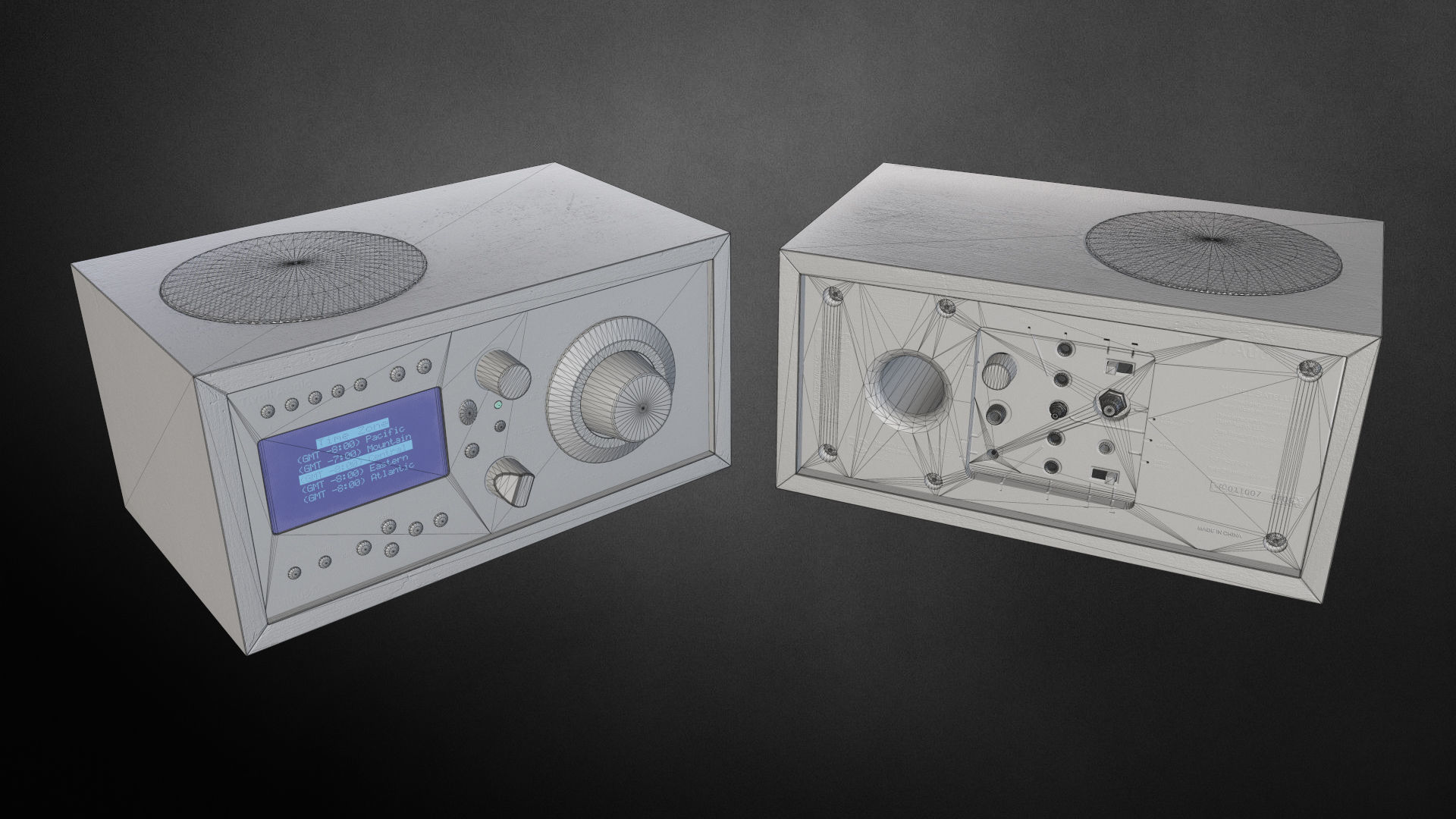 Tivoli Audio Sattelite Low-poly 3D model_10
