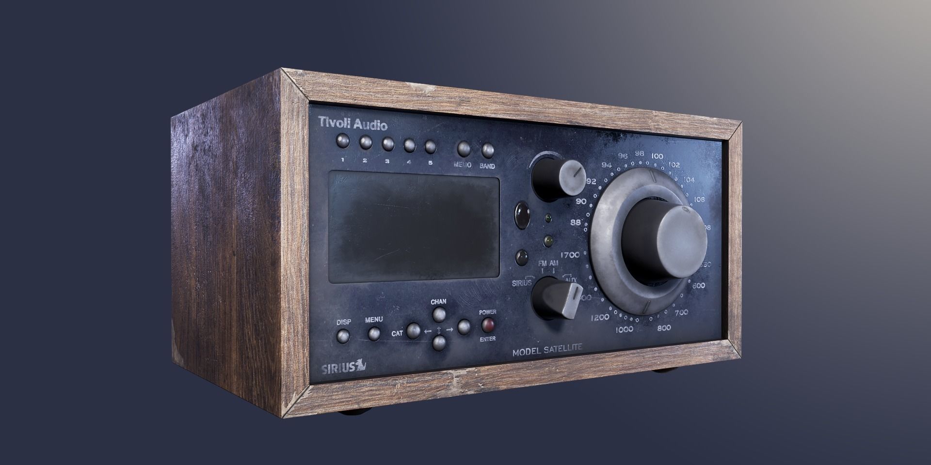 Tivoli Audio Sattelite Low-poly 3D model_2