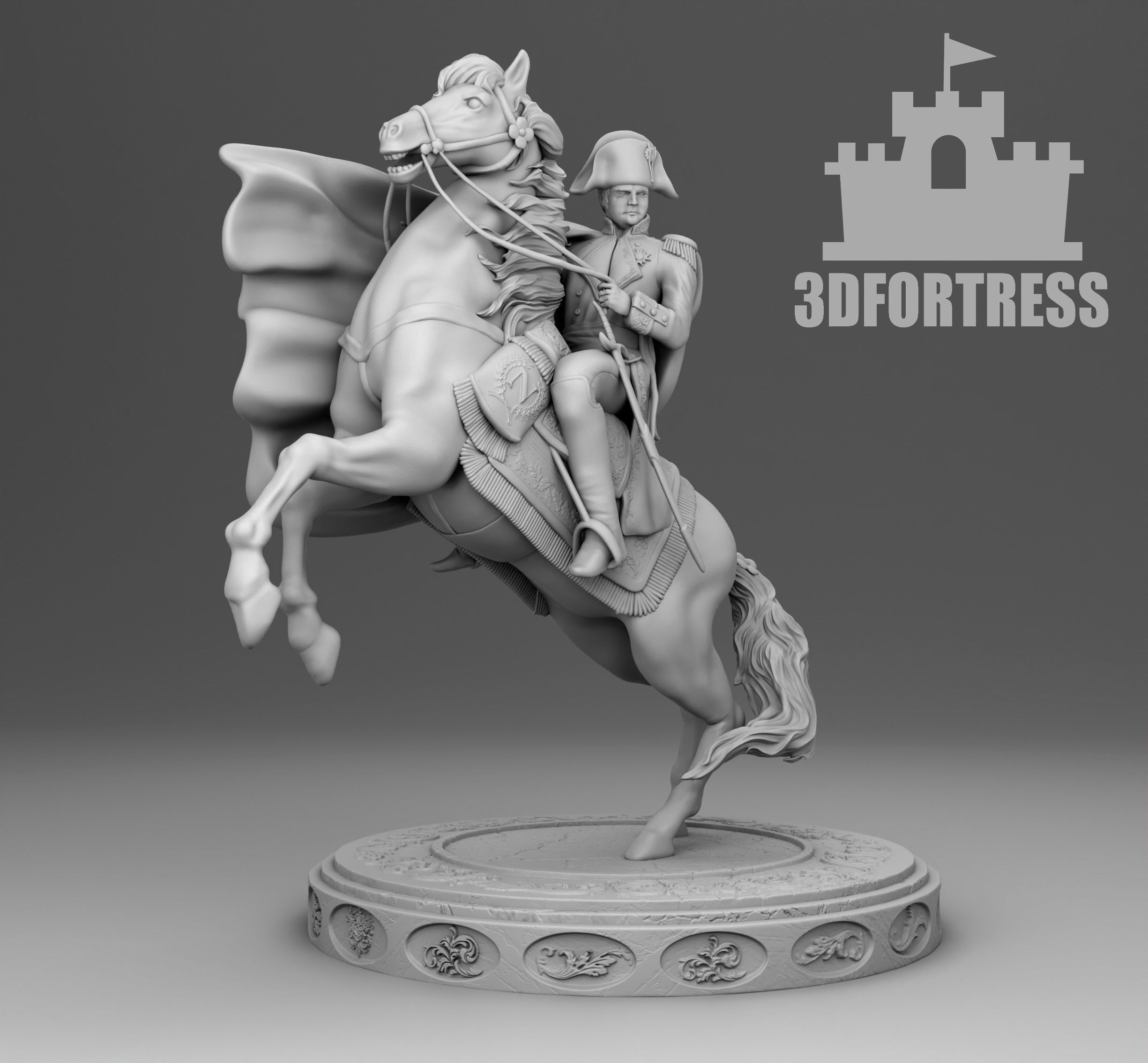 Napoleon 3D print model_2