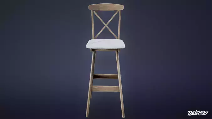 SUBURBS - Barstool 01 - LOW POLY AND NANITE