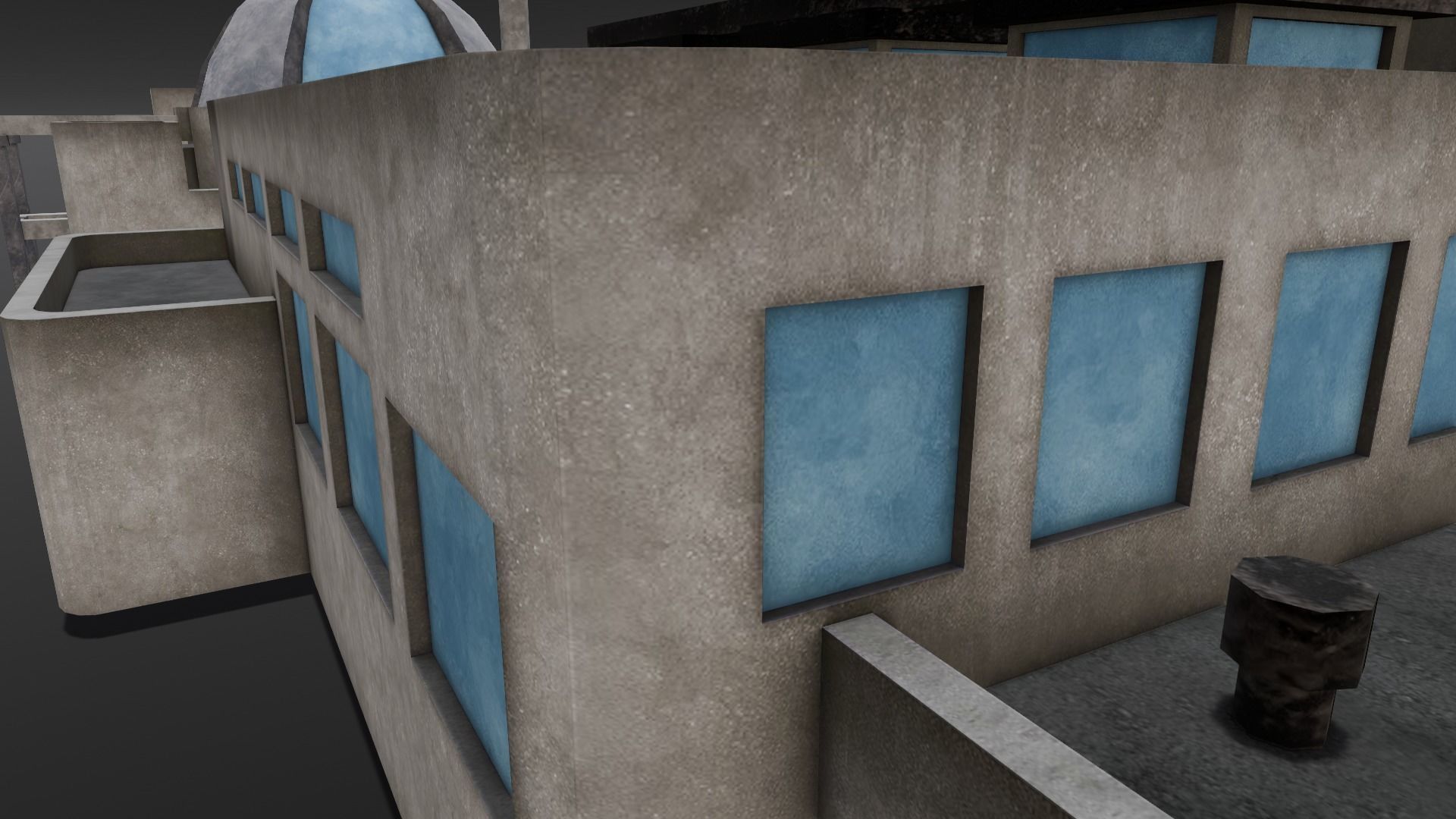 Industrial Factory 3D Model Low-poly 3D model_7