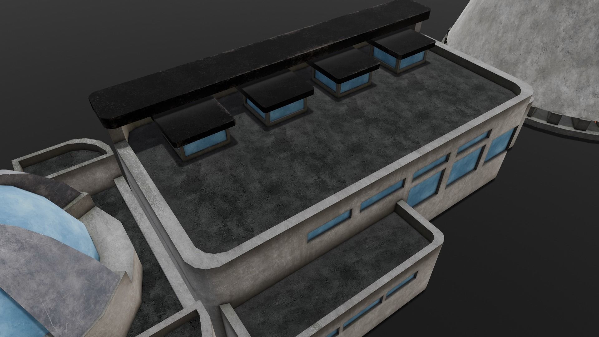 Industrial Factory 3D Model Low-poly 3D model_15