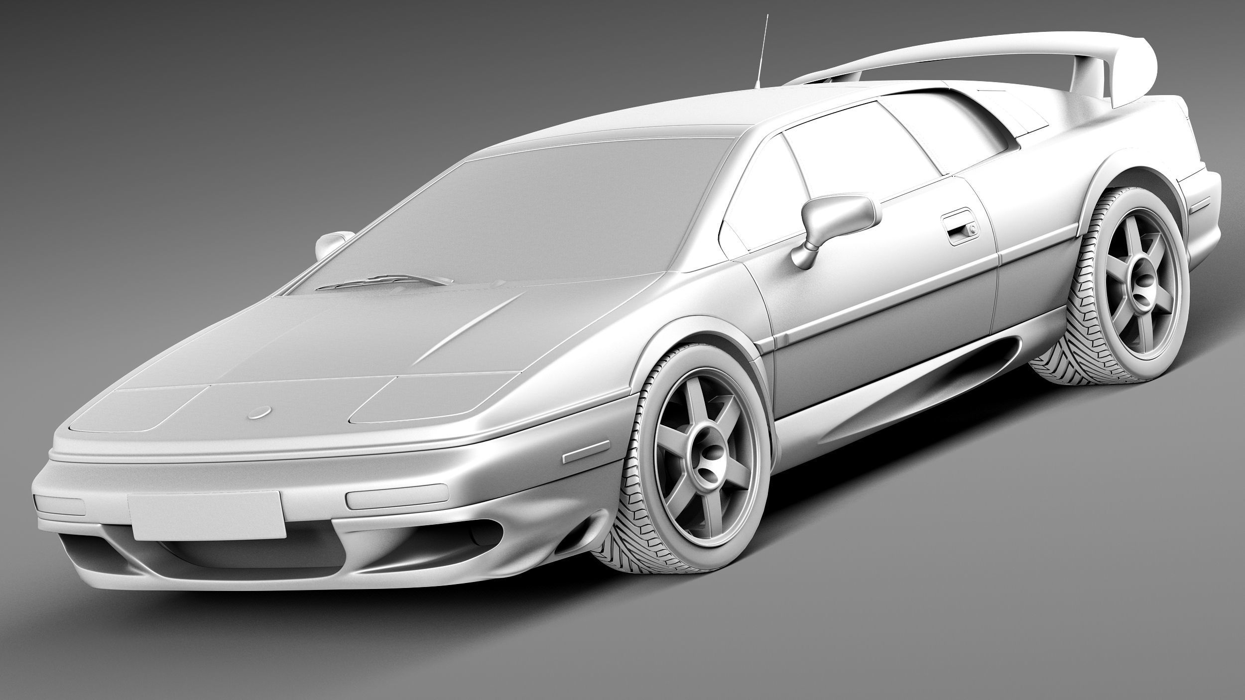 Lotus Esprit V8 2002 3D model_8