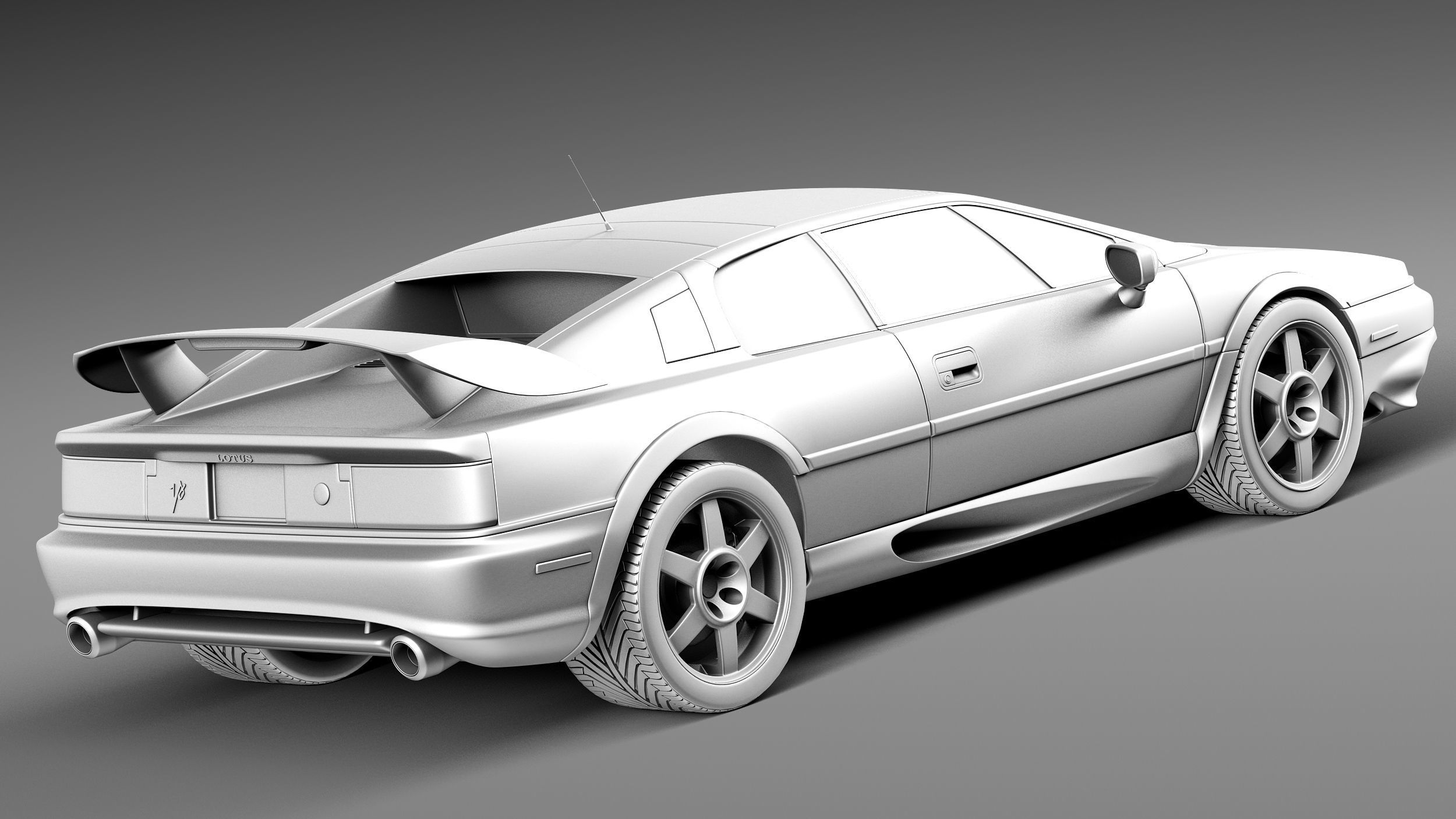 Lotus Esprit V8 2002 3D model_12