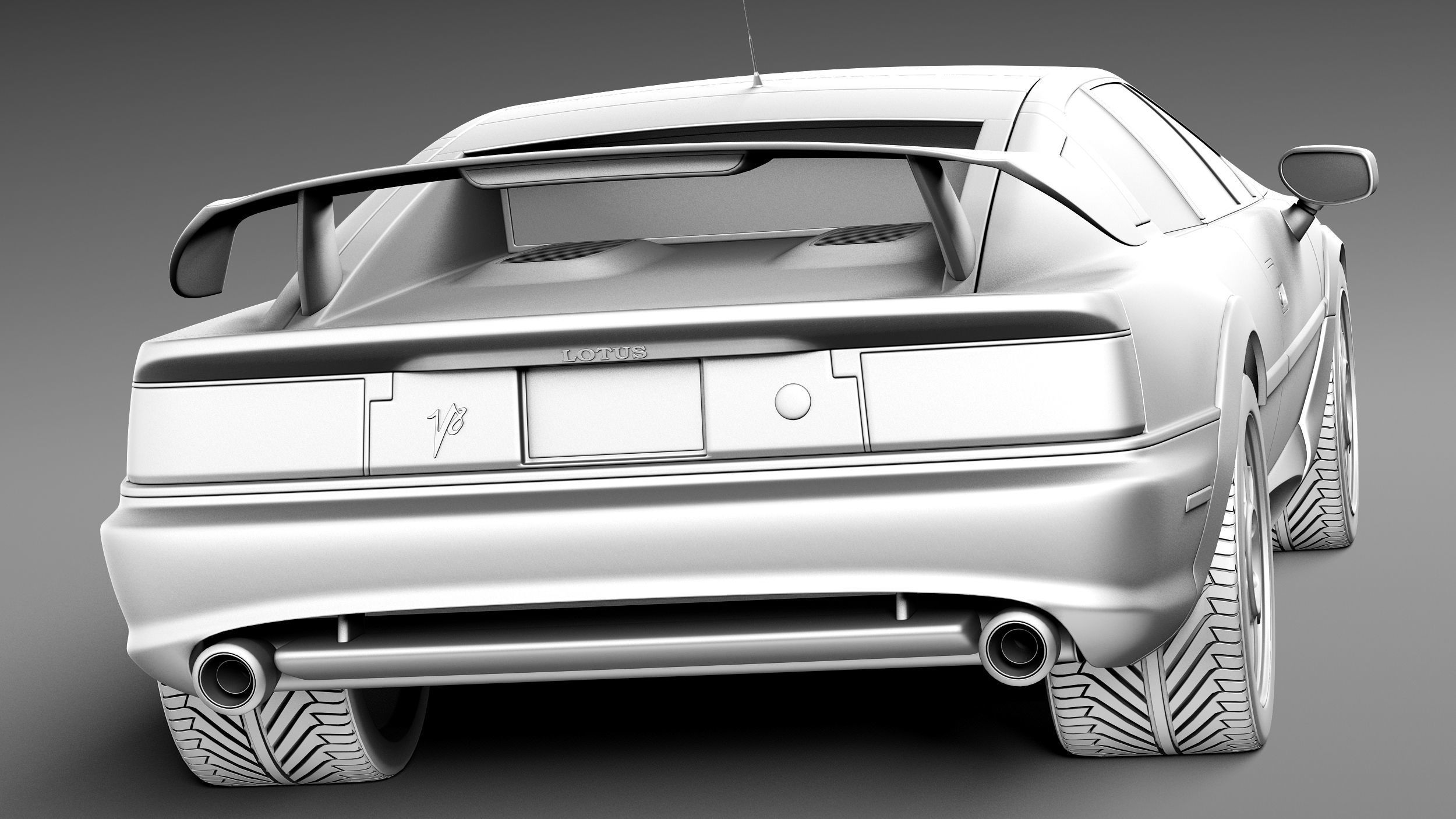 Lotus Esprit V8 2002 3D model_13