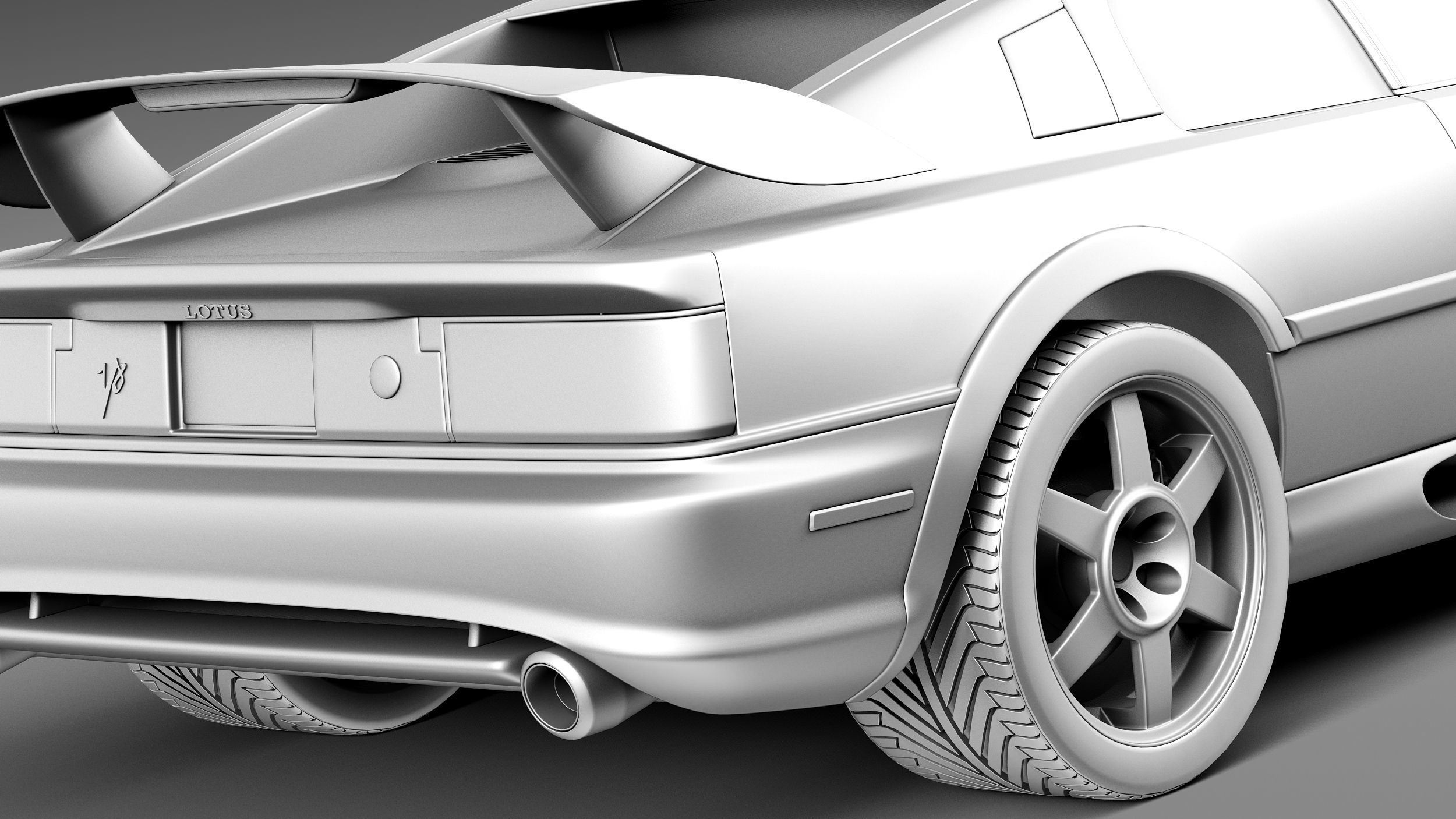Lotus Esprit V8 2002 3D model_11