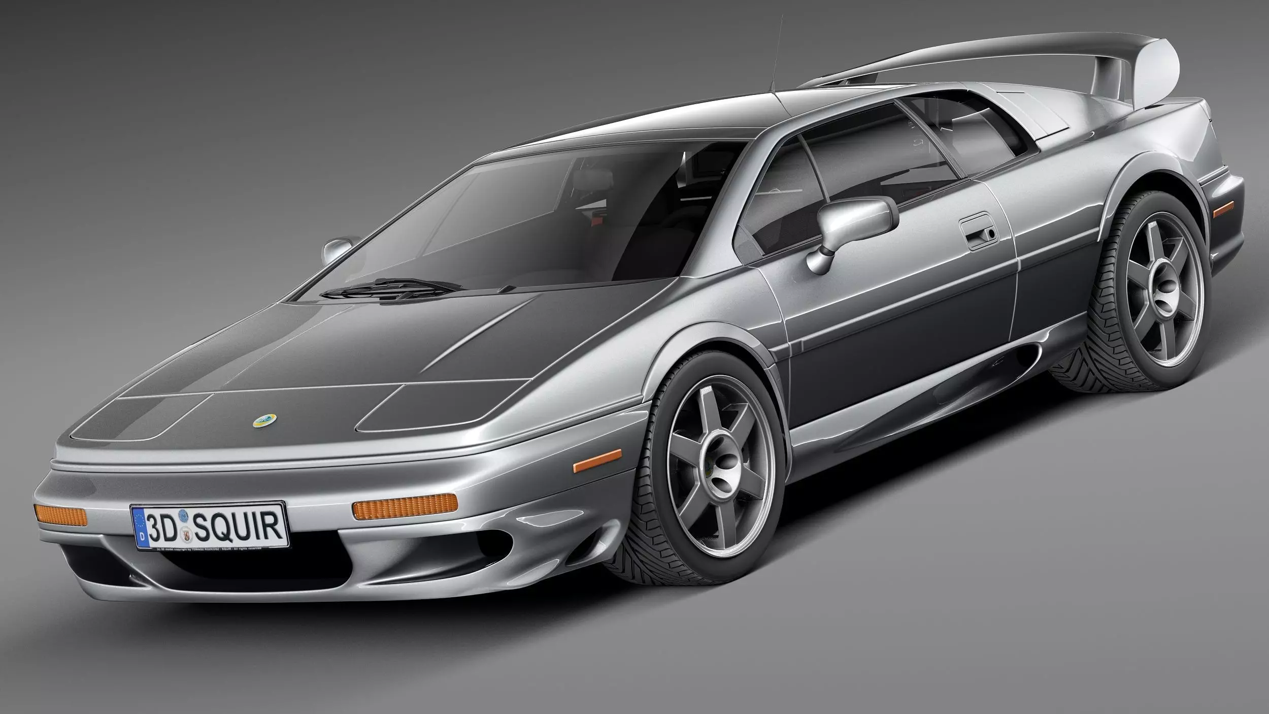 Lotus Esprit V8 2002 3D model_0
