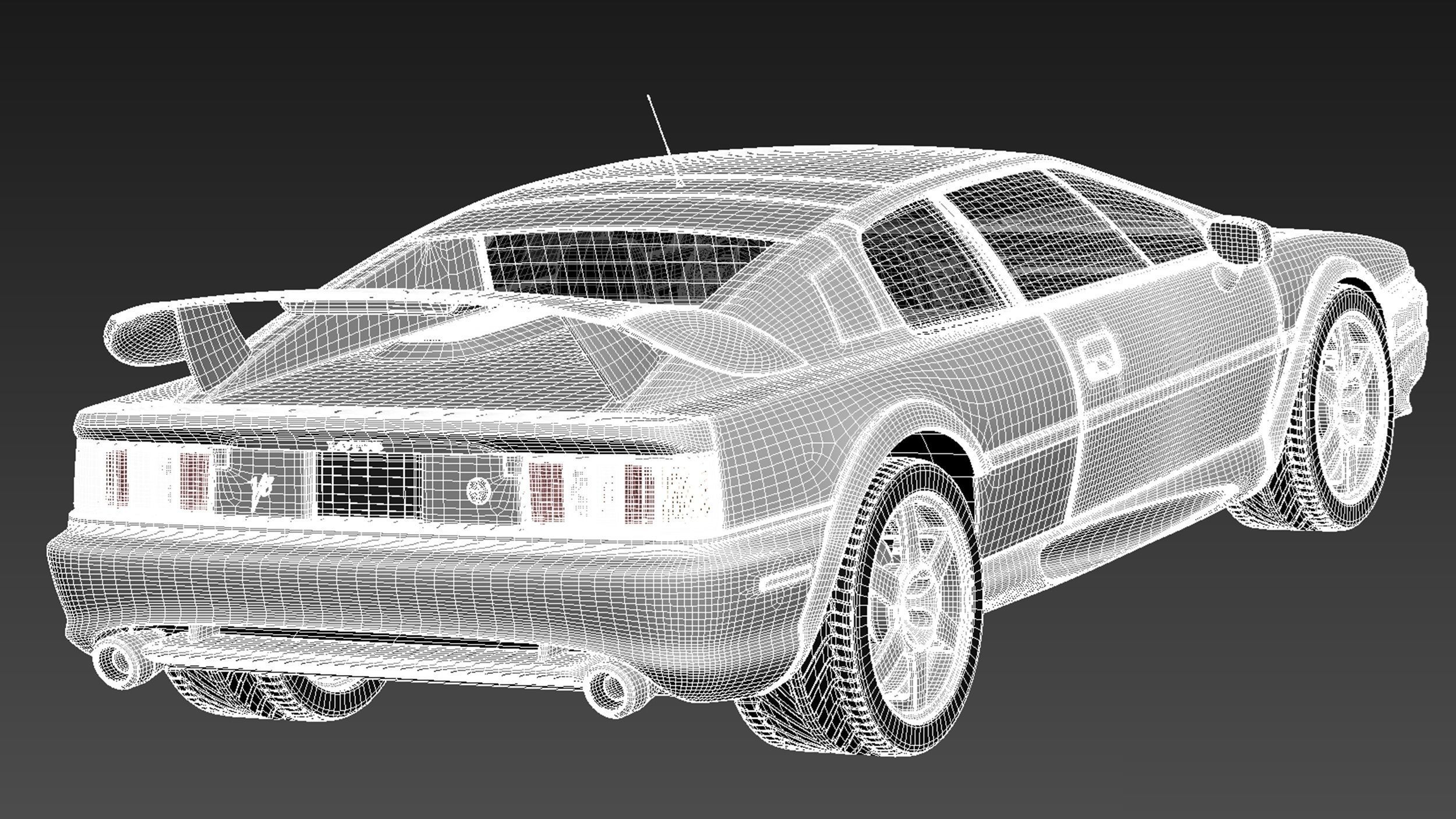 Lotus Esprit V8 2002 3D model_17