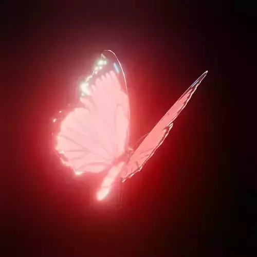 Angels butterfly 3d model