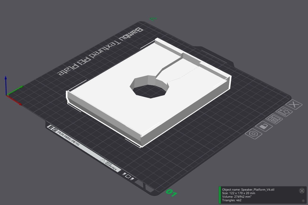 3D Printable Modular Speaker Stand Free 3D print model_8