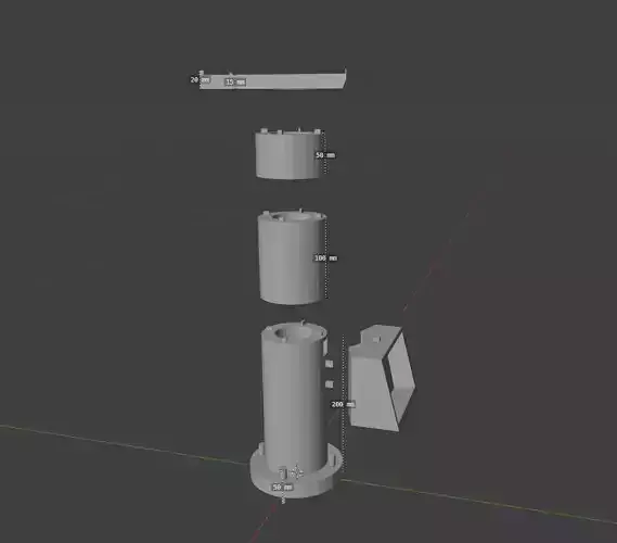 3D Printable Modular Speaker Stand