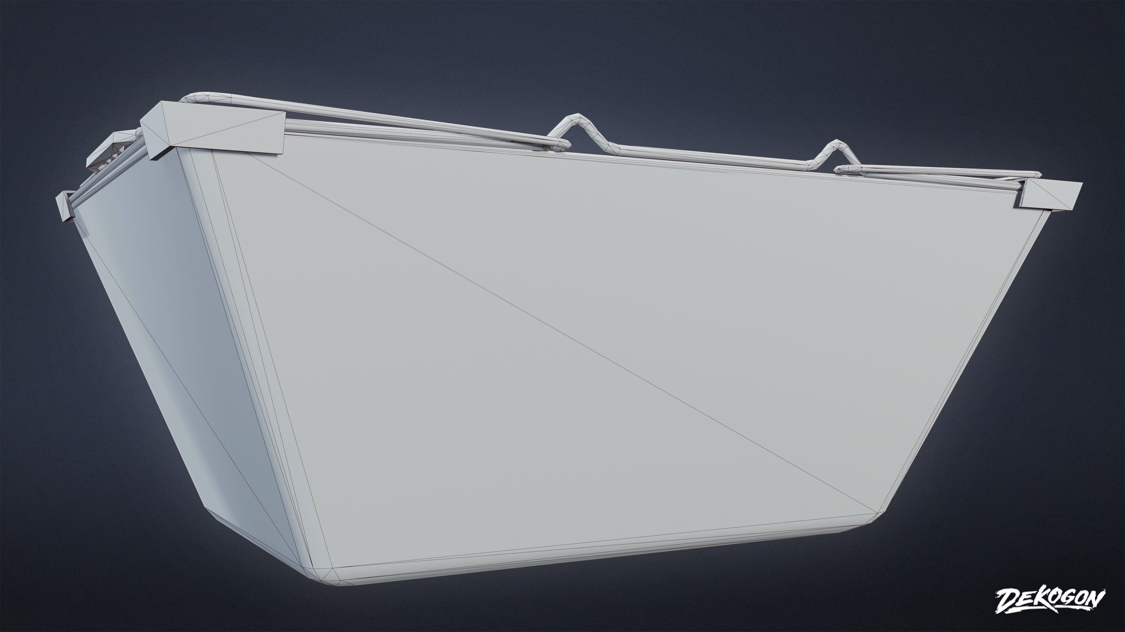 SUBURBS - Baskets Metal 01 - LOW POLY AND NANITE Low-poly 3D model_12