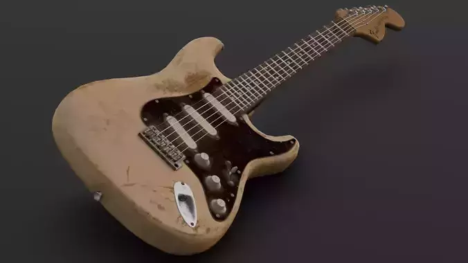 Guitar 3D Model 