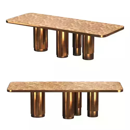 ONYX TROPEZ RECTANGULAR DINING TABLE 3D model