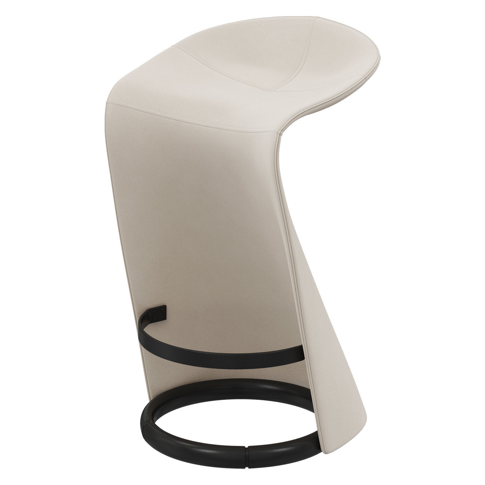Giorgetti Skirt stool 3D model_5