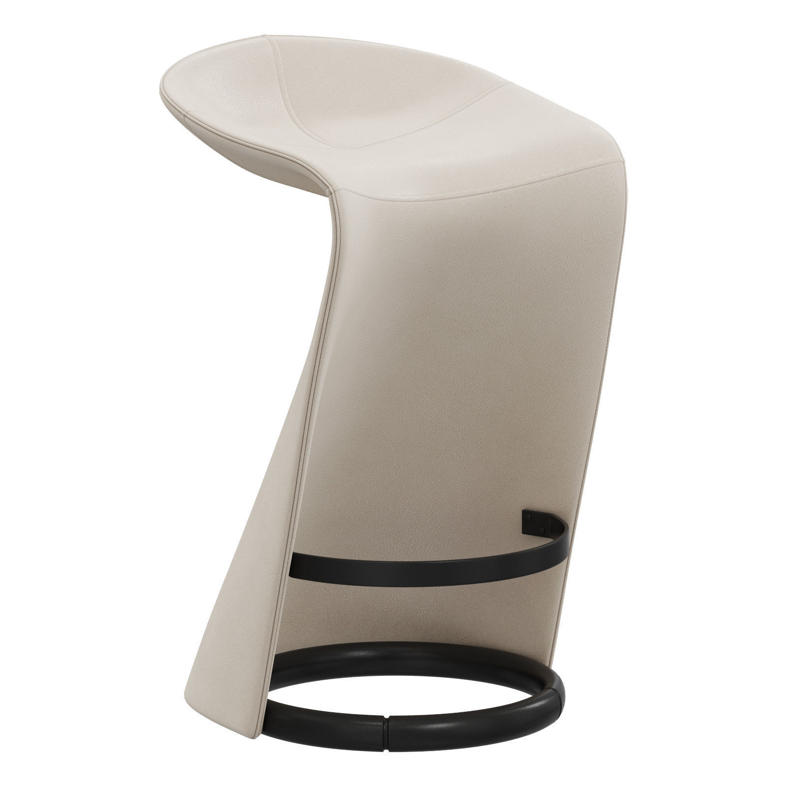 Giorgetti Skirt stool 3D model_2