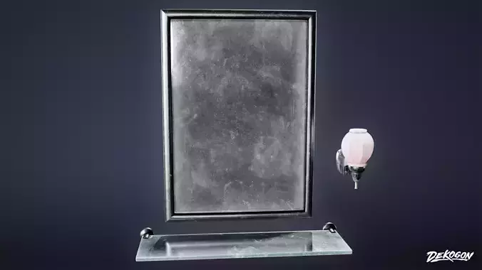 SUBURBS - Bathroom Set 05 - LOW POLY AND NANITE