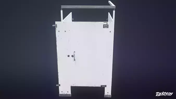 SUBURBS - Bathroom Stall Set 01 - LOW POLY AND NANITE