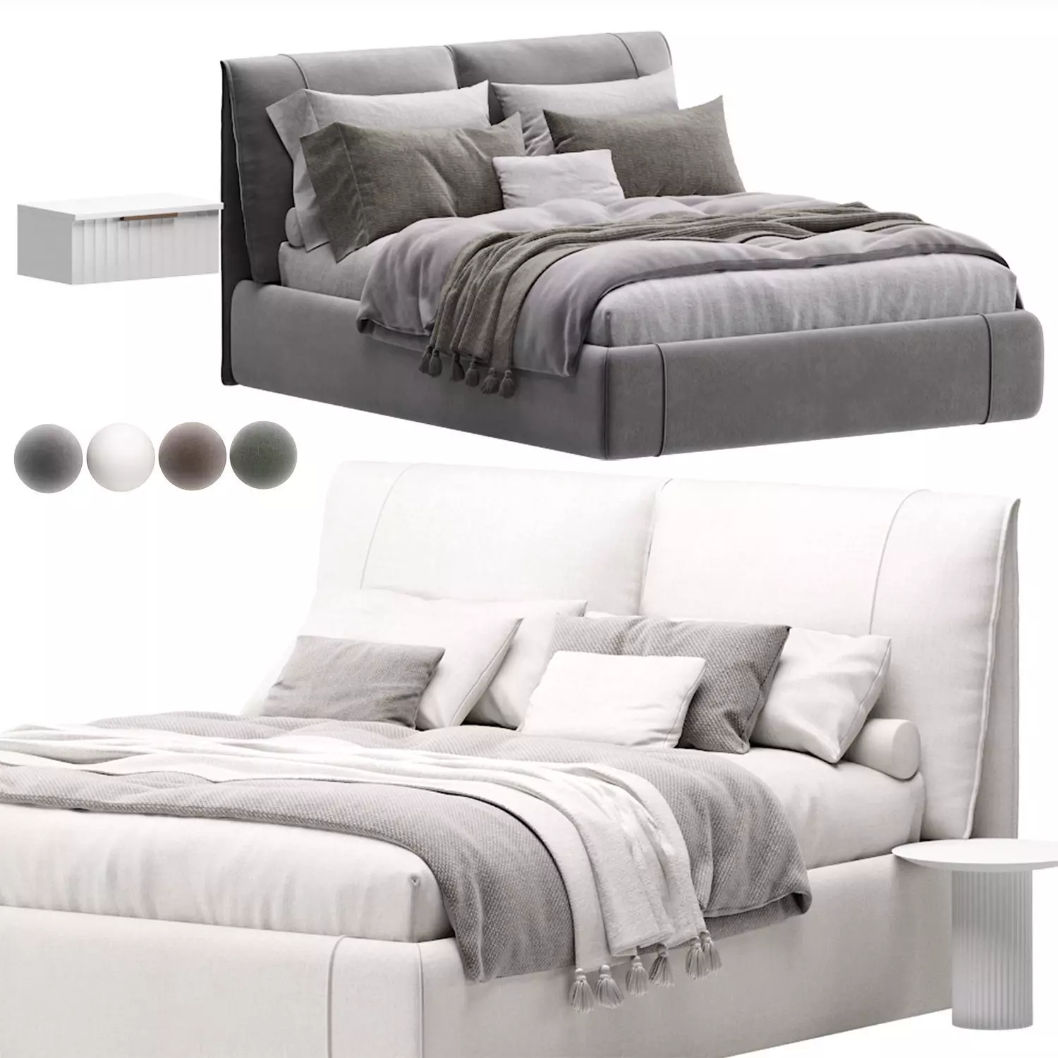 Bed Vailor 3D model_0