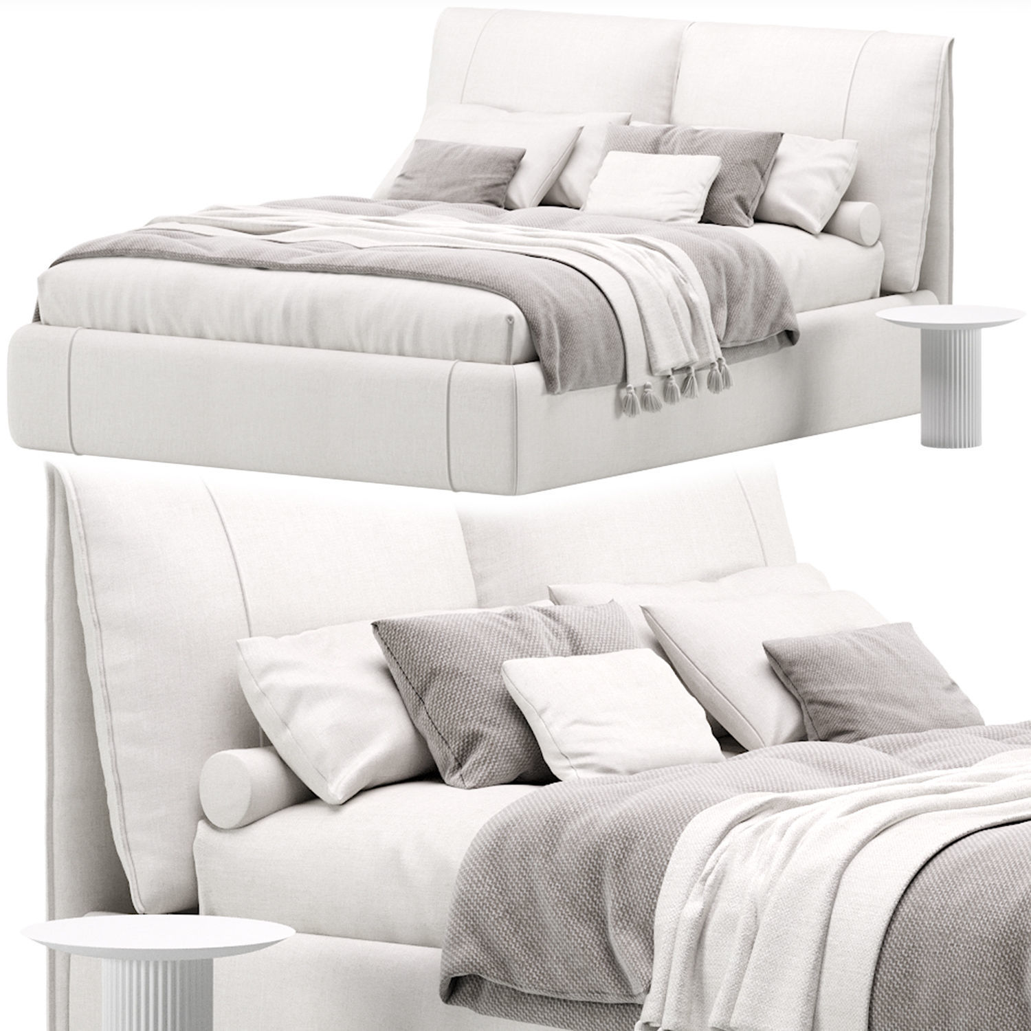 Bed Vailor 3D model_4