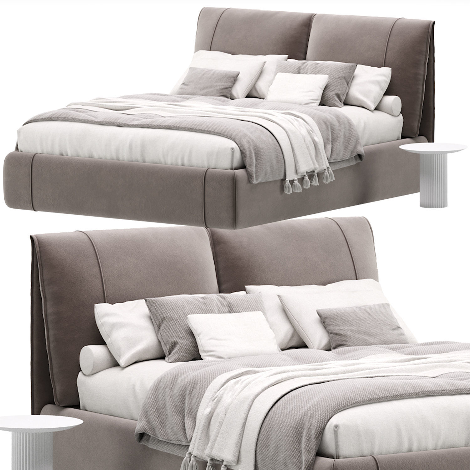 Bed Vailor 3D model_2