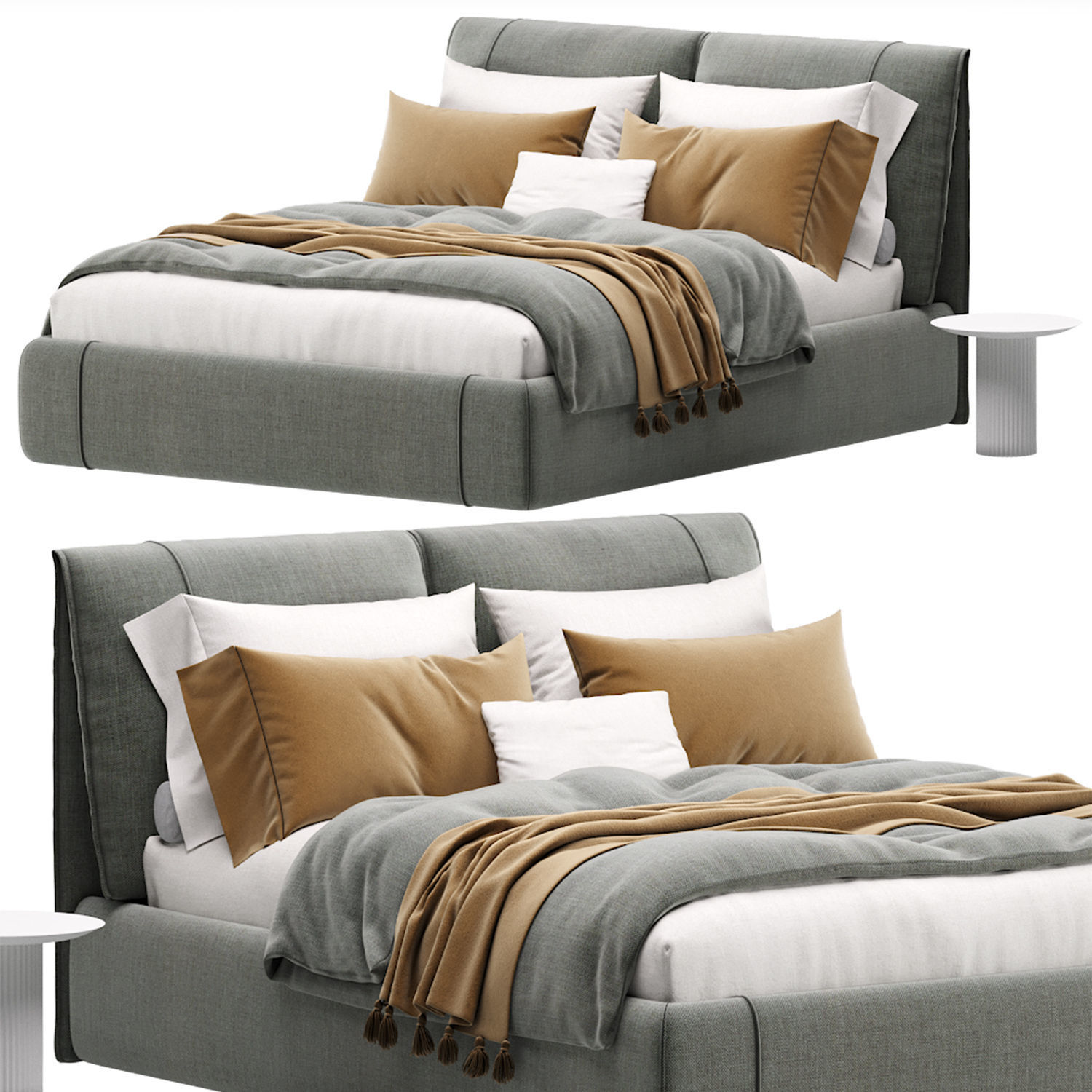 Bed Vailor 3D model_5