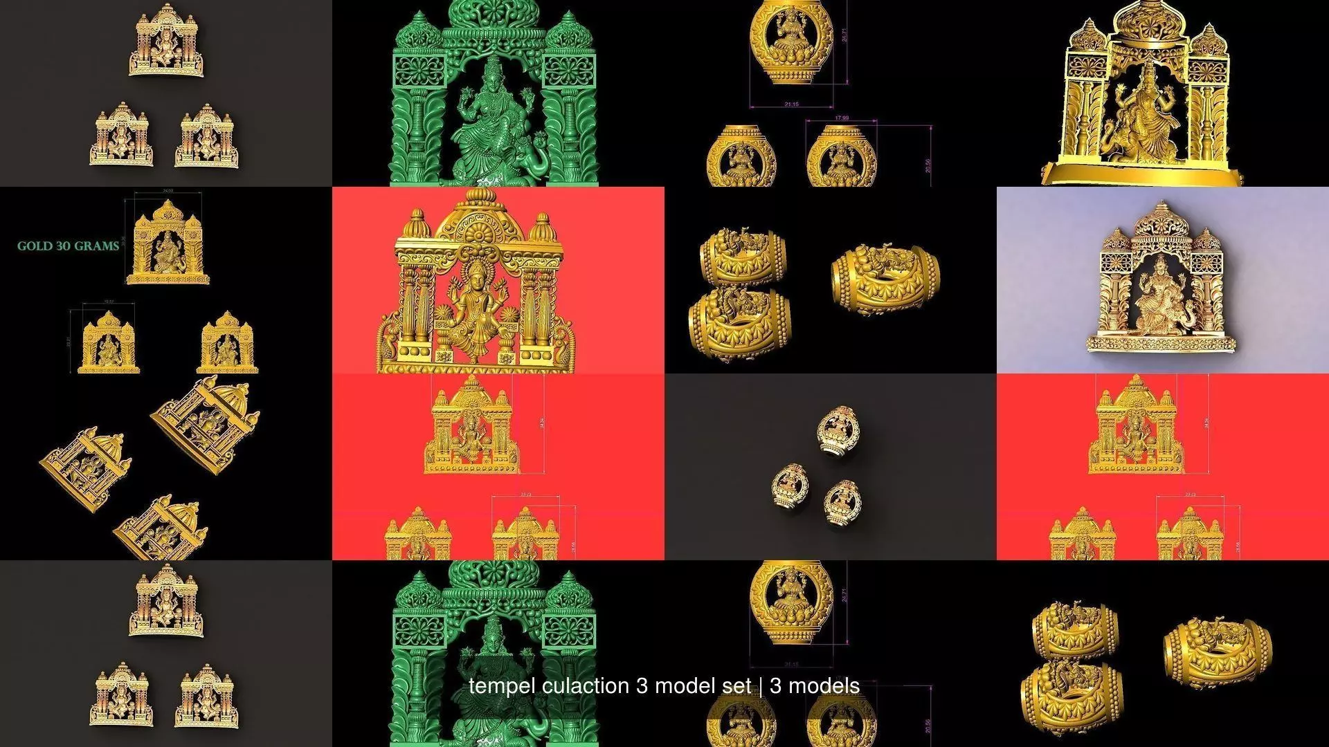 tempel culaction 3 model set 3D Model Collection_0