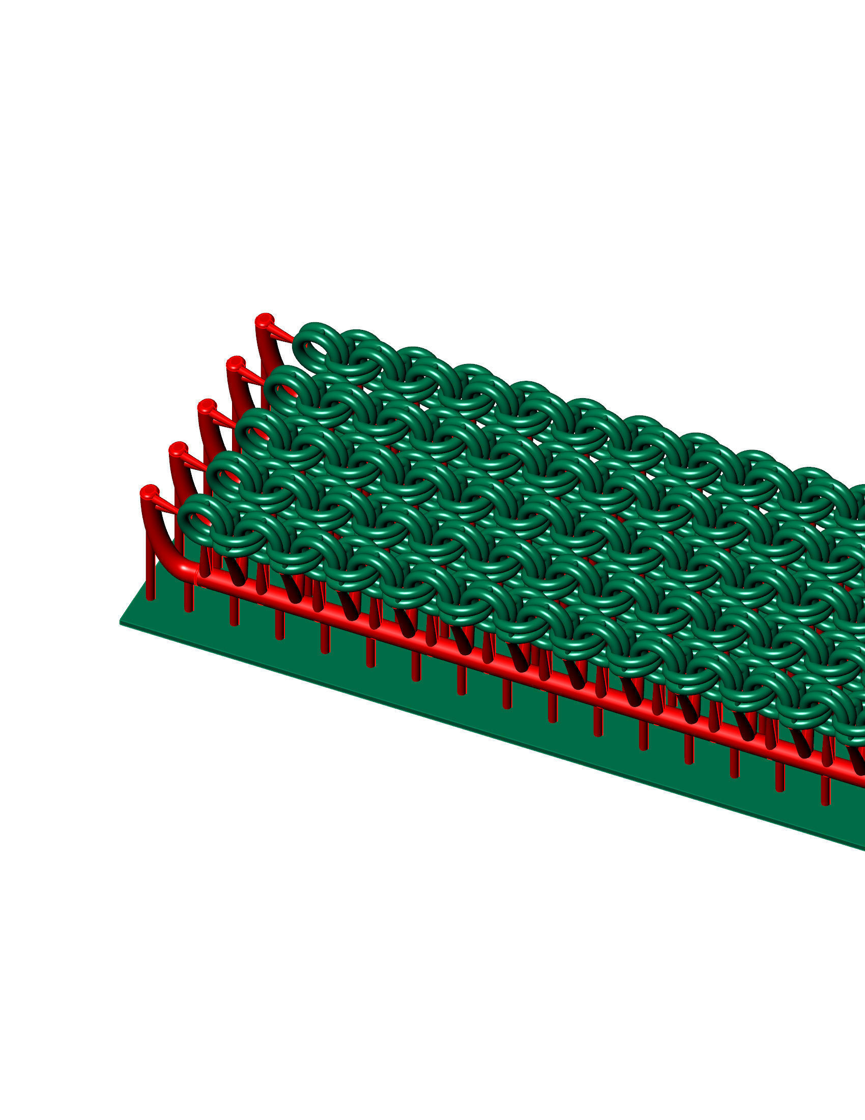 6MM Chino chain link 3d model directly castable 3D print model_3