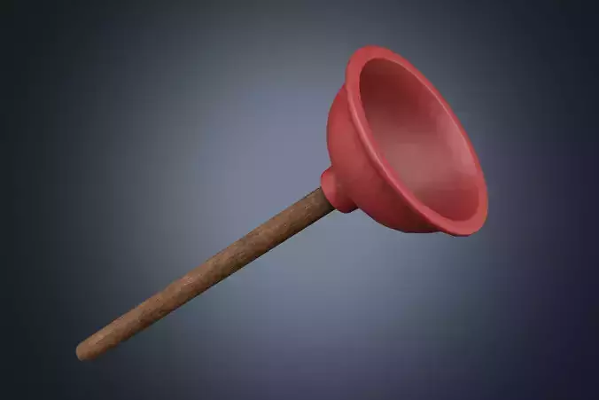 Plunger toilet brush PBR