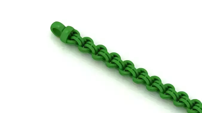  9MM Chino chain link 3d model directly castable 3D print model