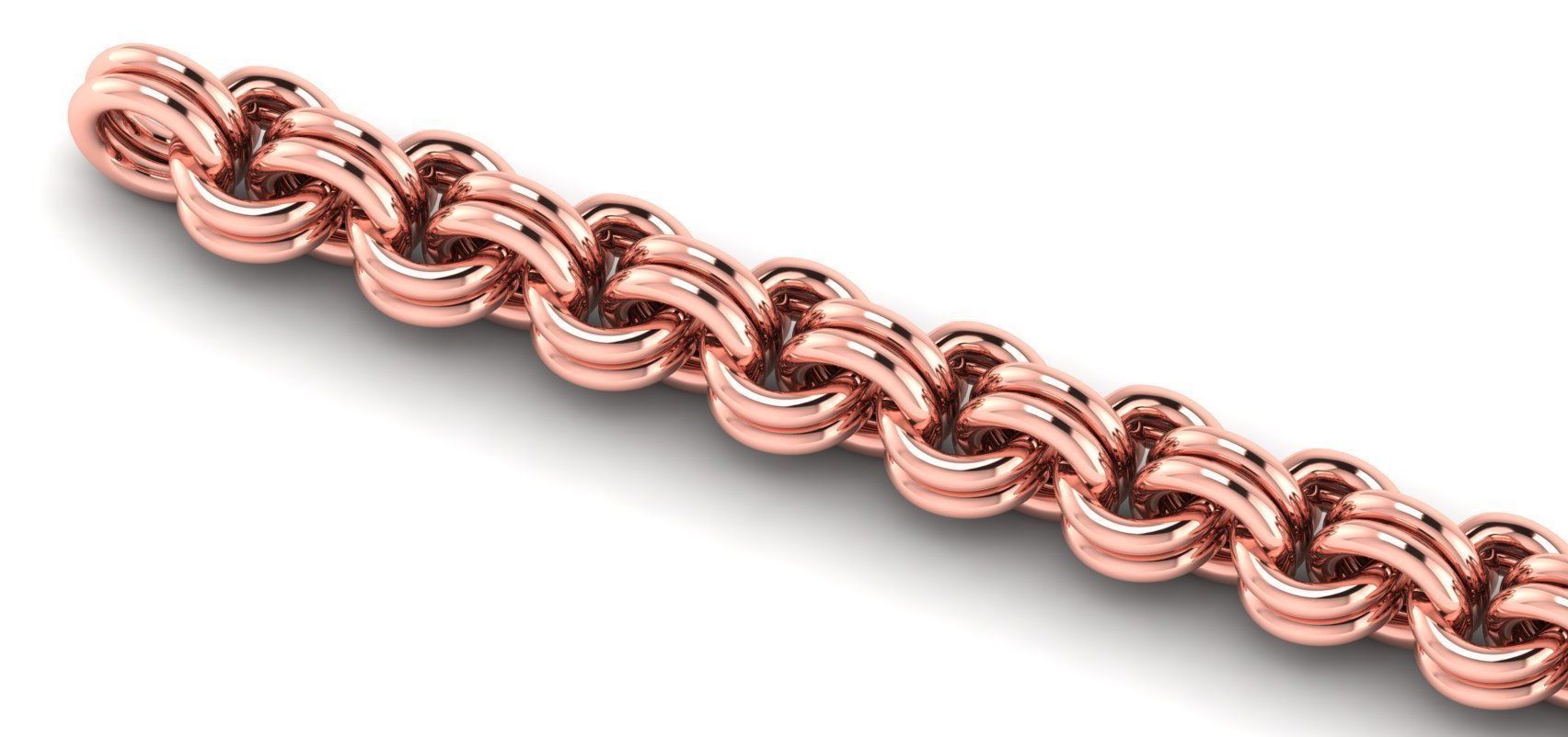 10MM Chino chain link 3d model directly castable 3D print model_2