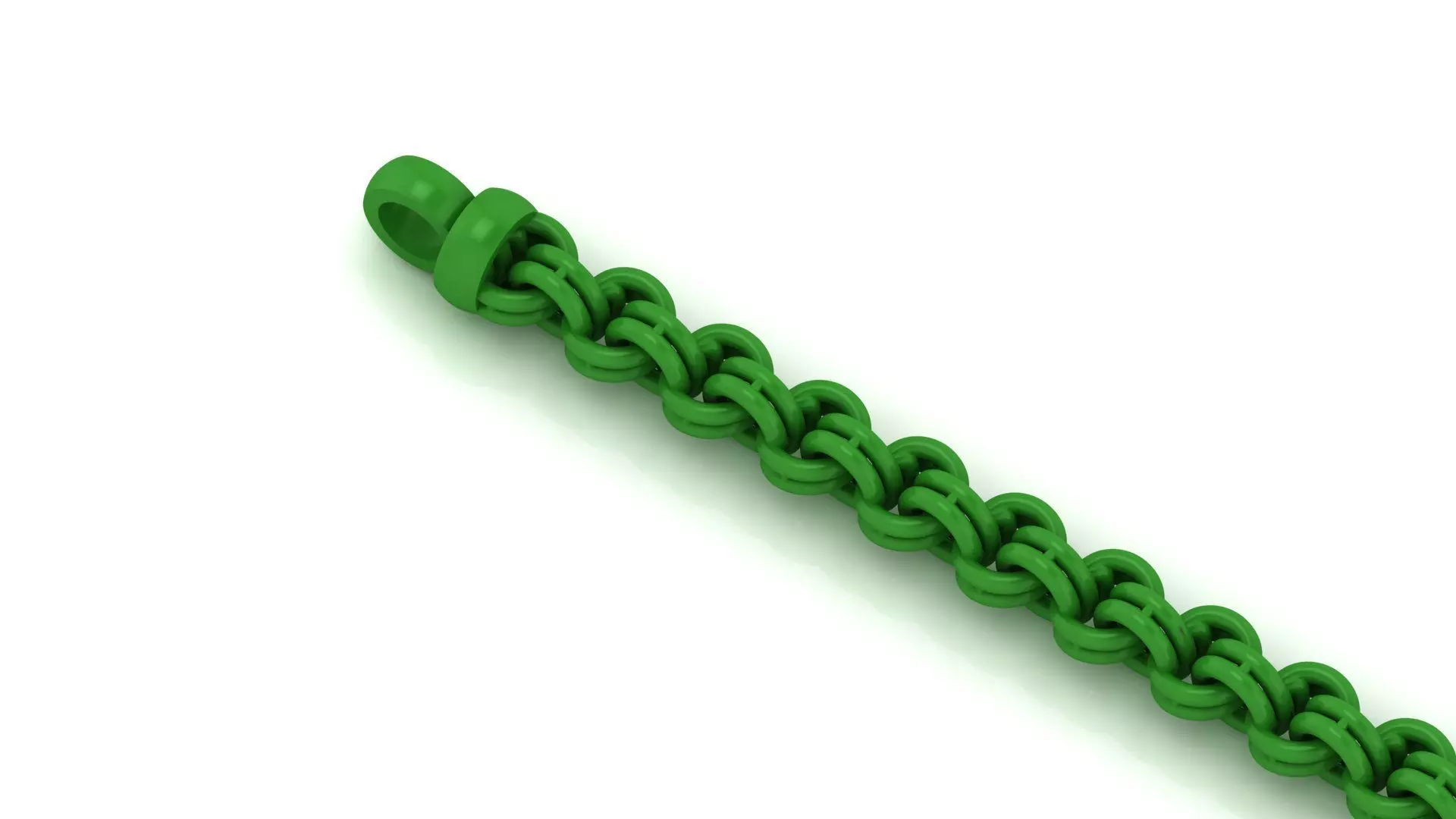 10MM Chino chain link 3d model directly castable 3D print model_0