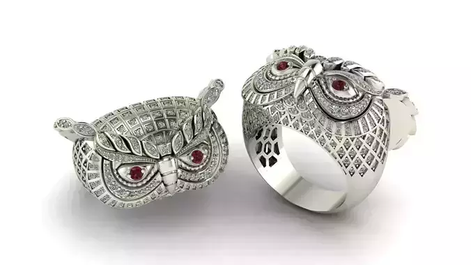 Owl jewelry ring