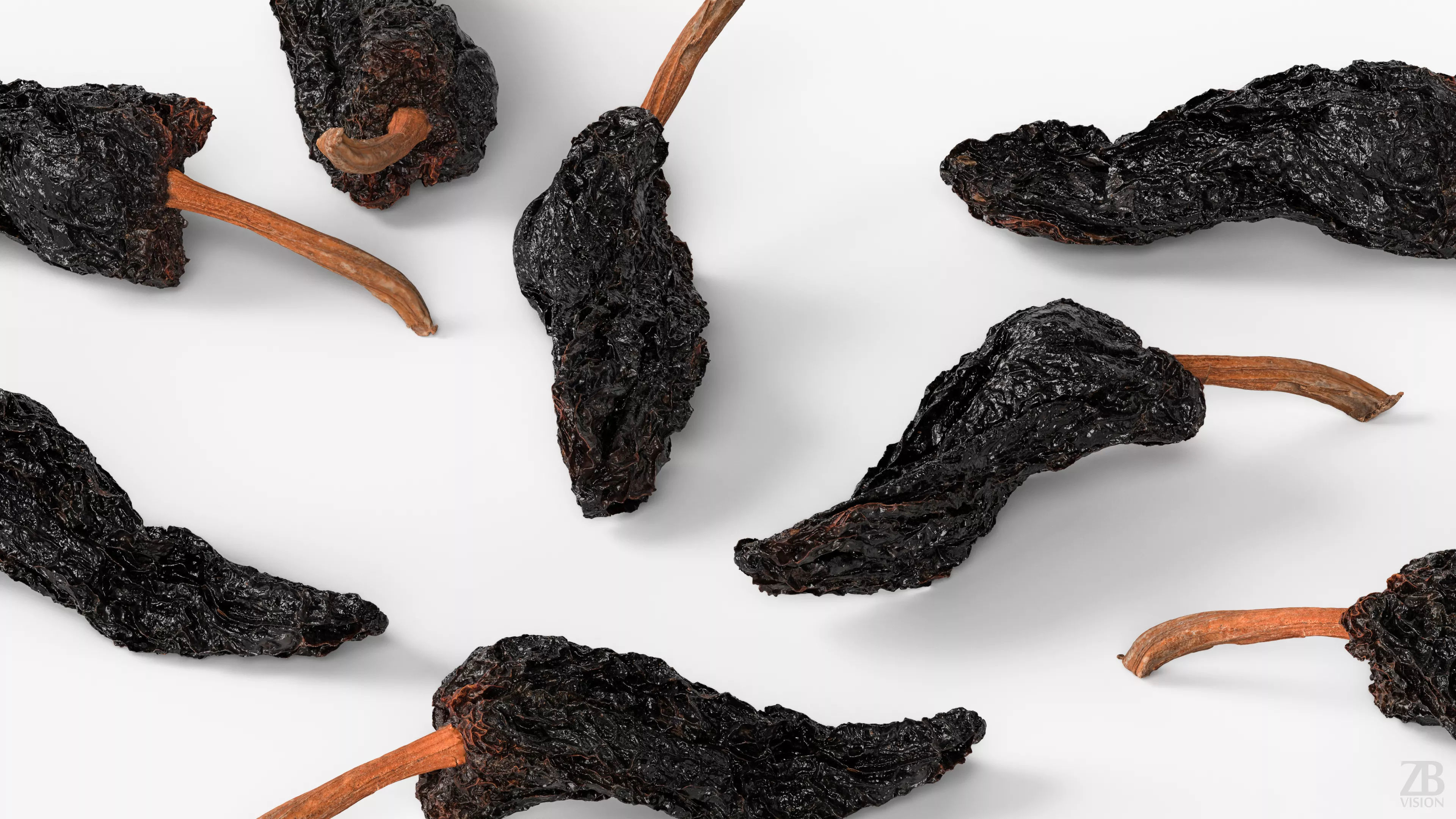 Ancho Chili 3D model_2