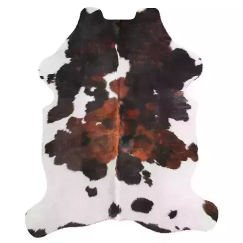 Tricolor Cowhide Rug A27043