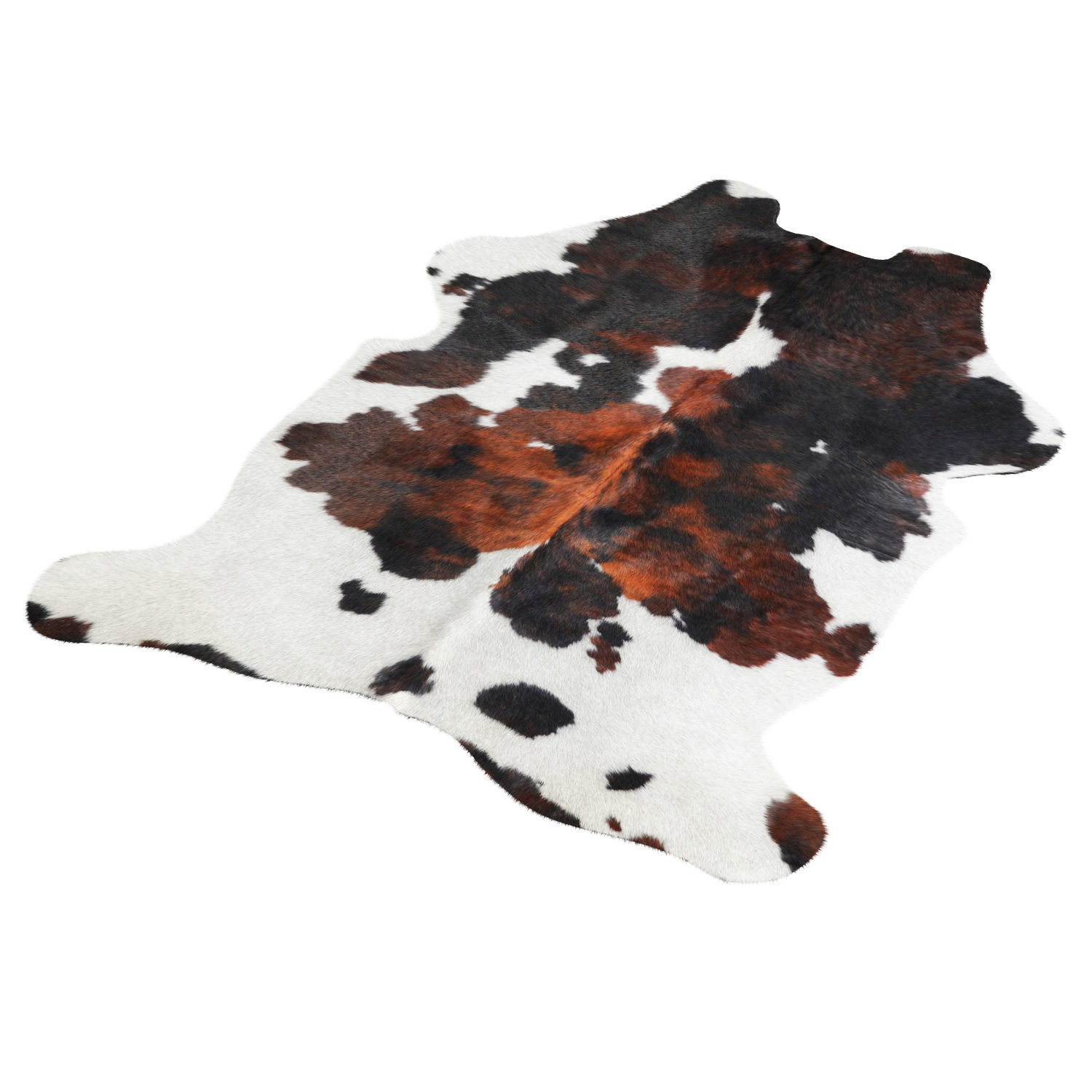 Tricolor Cowhide Rug A27043 3D model_2