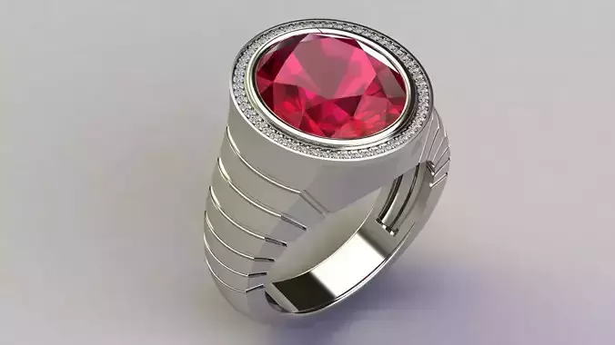 Emerald jewelry ring